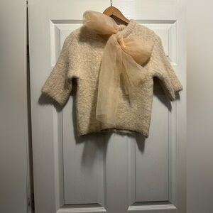NWT Zara Cream Knit Sweater